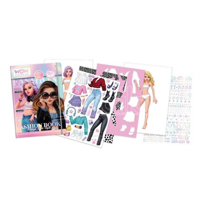 Wow Generation Fashion Design Notebook - 125 Designs
