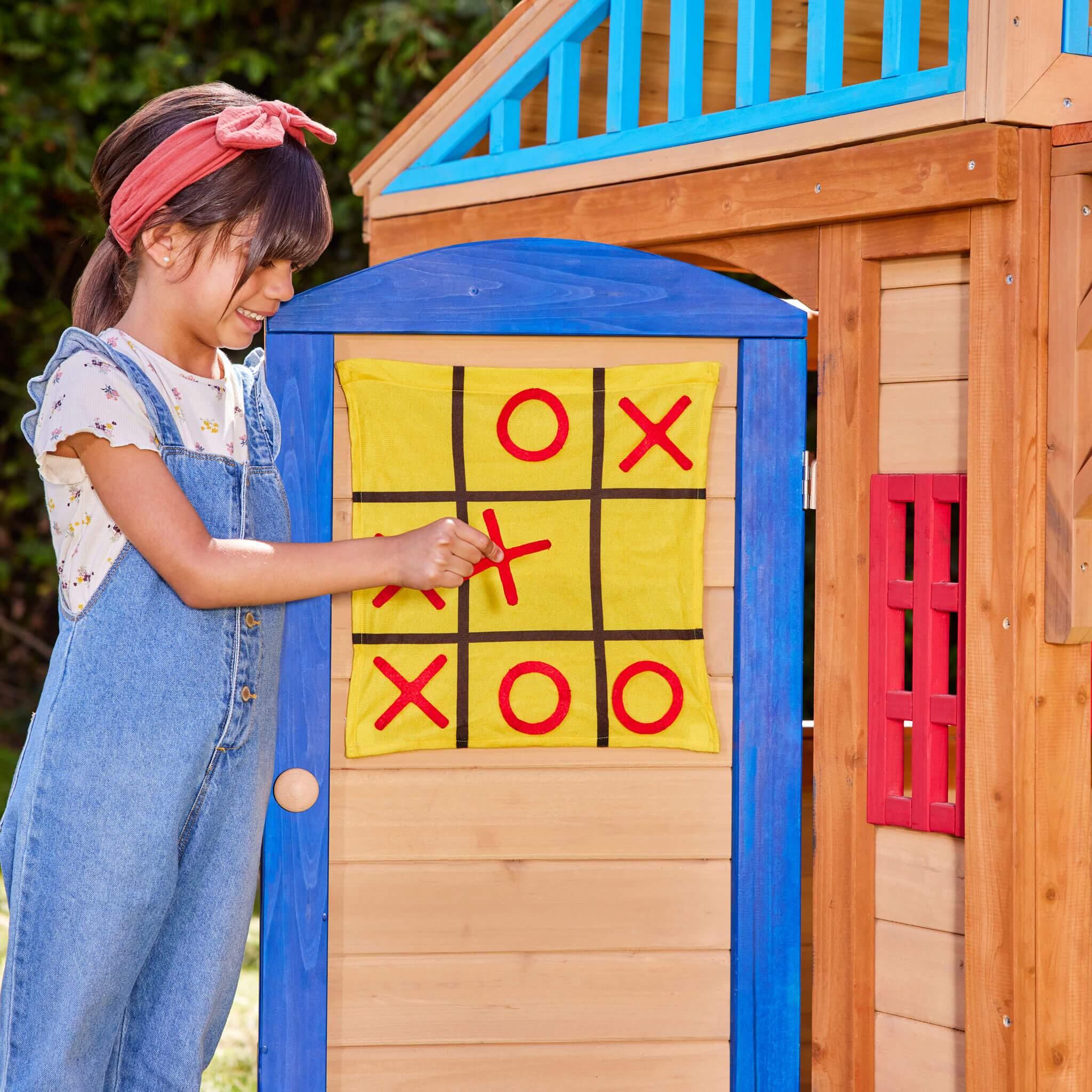 Little Tikes Real Wood Adventures Game House 5 In 1