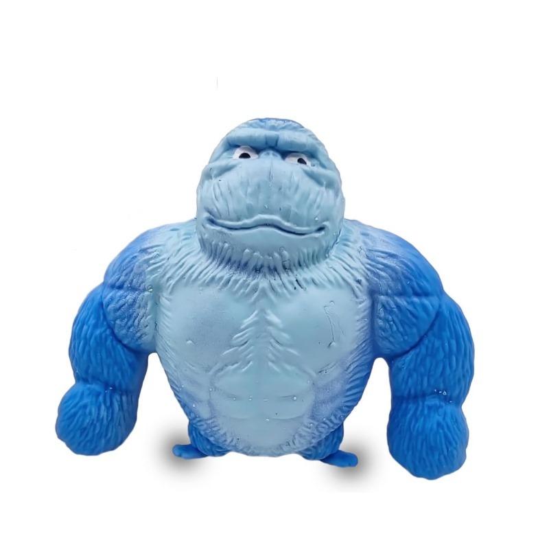 لعبة القرد المطاطية المحشوة للأطفال - الوان متعددة