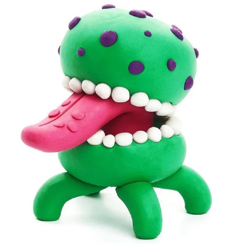 Hey Clay DIY Burger Plastic Modelling Air Dry Clay Kit - 3pcs