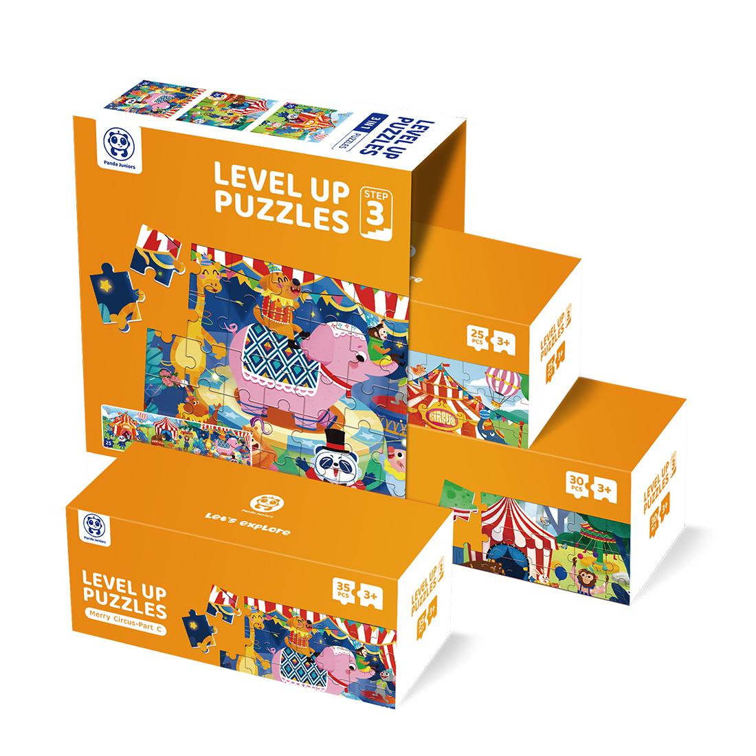Level Up Puzzles Step 3 - Merry Circus 3 In 1