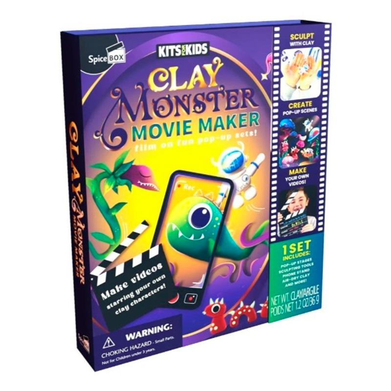 Spice Box Kits for Kids Clay Monster Movie Maker