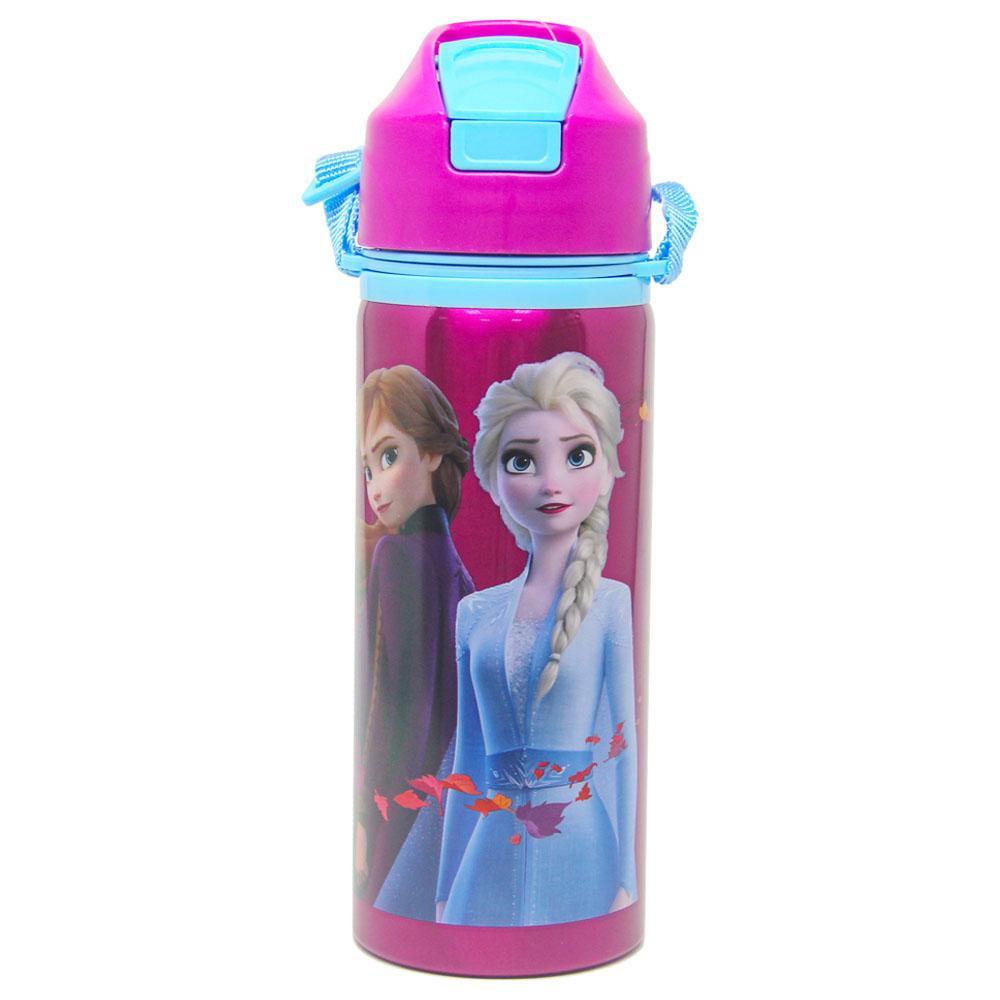 Disney Frozen II Stainless Water Bottle 600ml - Purple