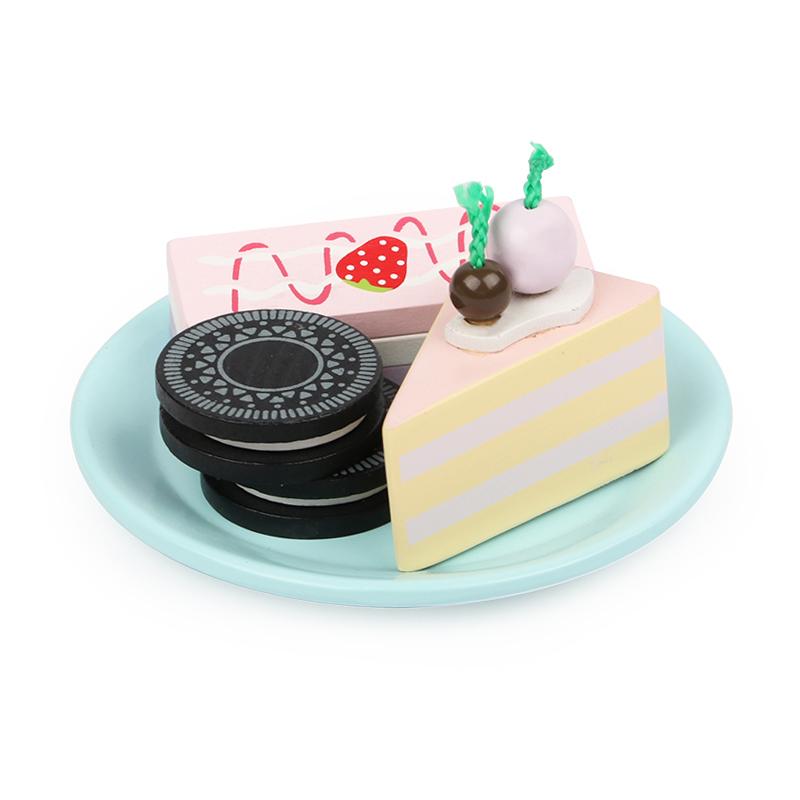 مجموعة الكيك الخشبية - 12 قطعة