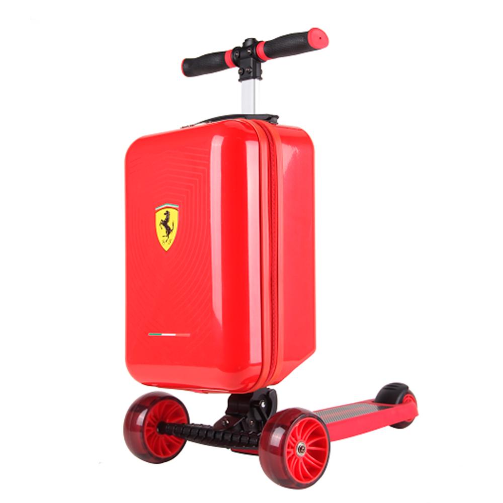 Ferrari Luggage Foldable Scooter - Red