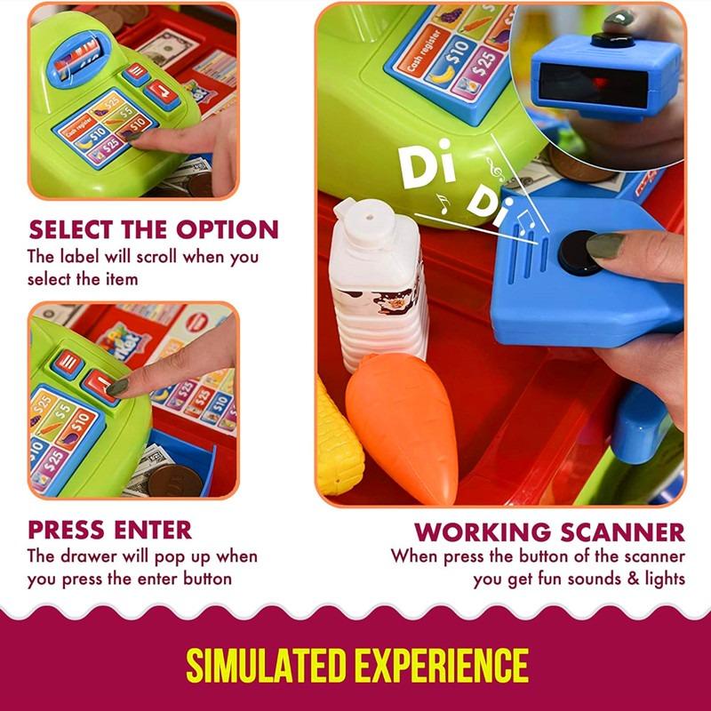 مجموعة لعبة السوبر ماركت