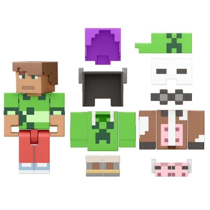 ماين كرافت -حزمة شخصية مع ملحقاتها أشكال متعددة