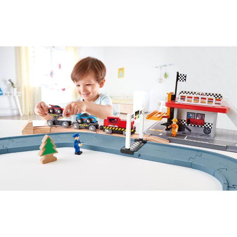 Hape - Race Car Transporter