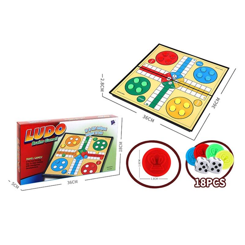 لعبة لودو ستار اللوحية مع مغناطيس - 36 سم