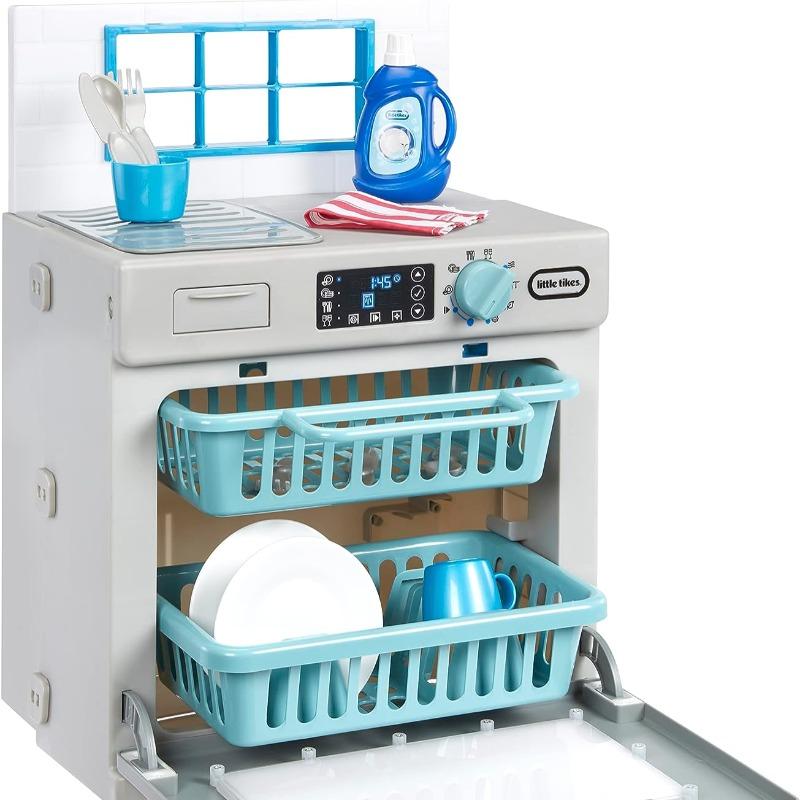 ليتل تايكس - غسالة الأطباق فيرست تفاعلية مع 14 ملحقًا للمطبخ