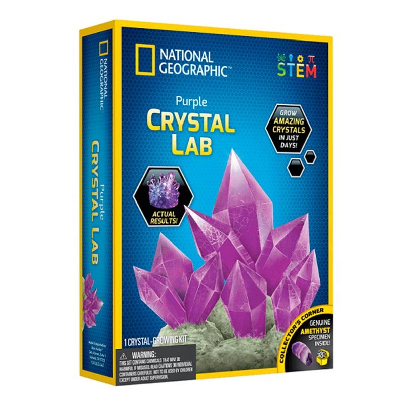 ناشيونال جيوغرافيك - أدوات مختبر نمو كريستال بنفسجي