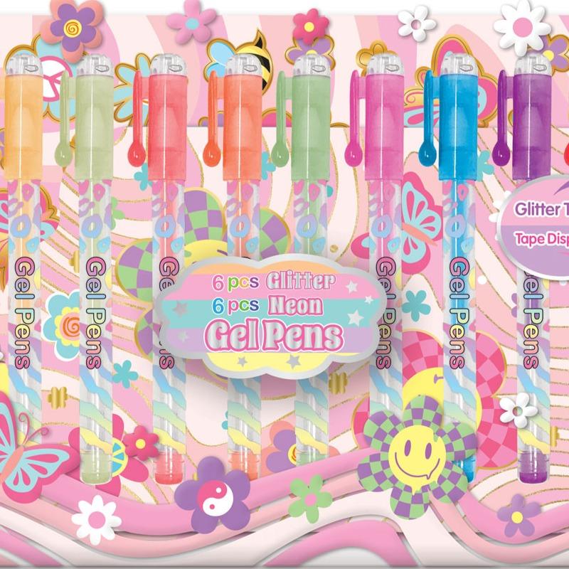 Hot Focus Colored Pencils Set - 12 Colors