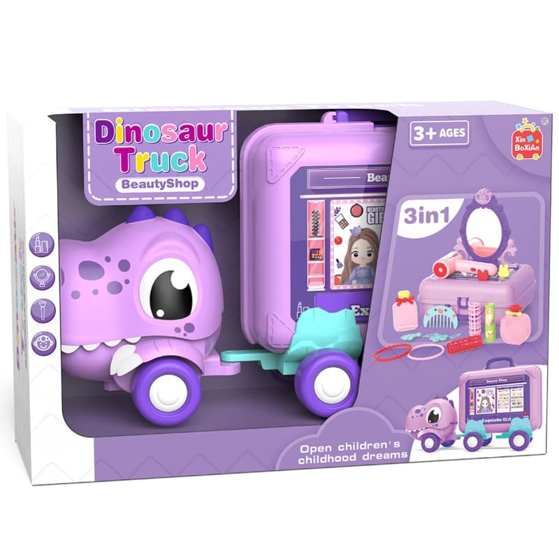 Dinosaur Truck Beauty Playset
