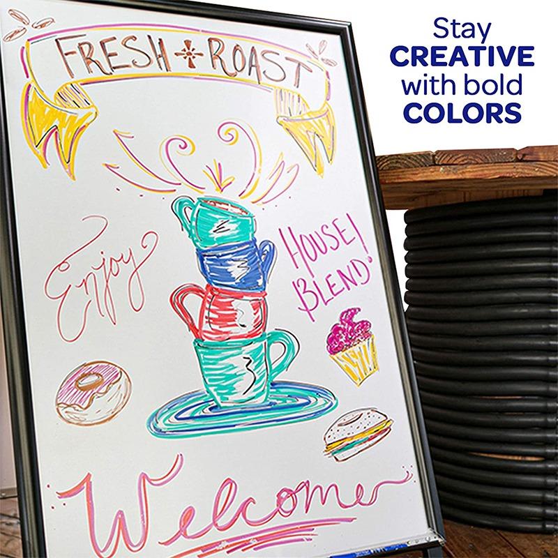 كرايولا - مجموعة أقلام المسح الجاف خط عريض 12 لون