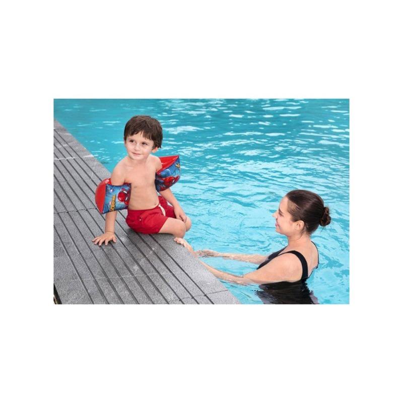 Bestway Spider-Man Inflatable Armbands – Kids Swim Safety Support