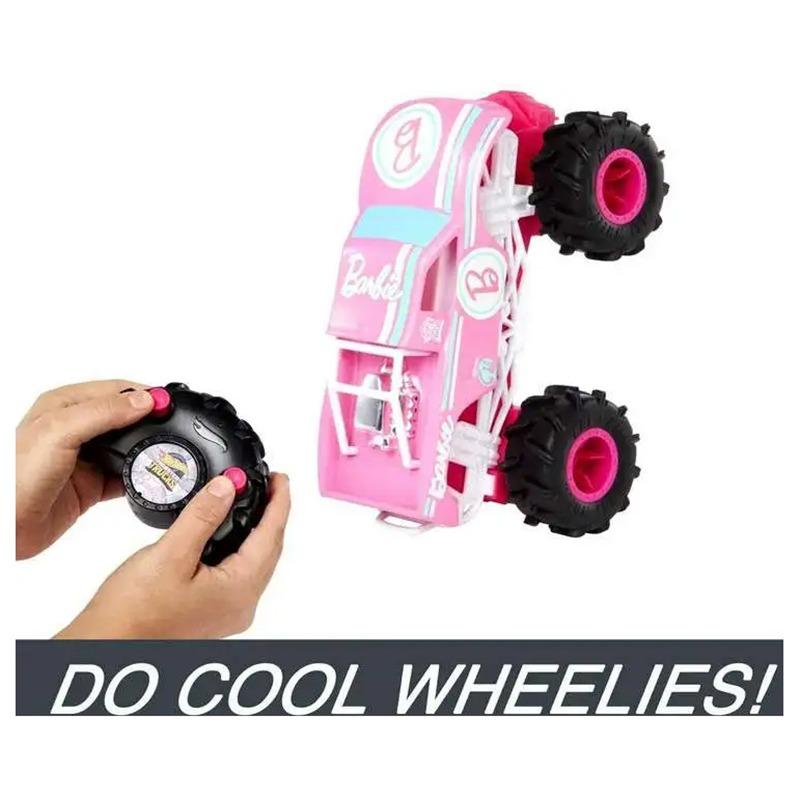 هوت ويلز - سيارة ويل مونستر باربي بجهاز تحكم عن بعد