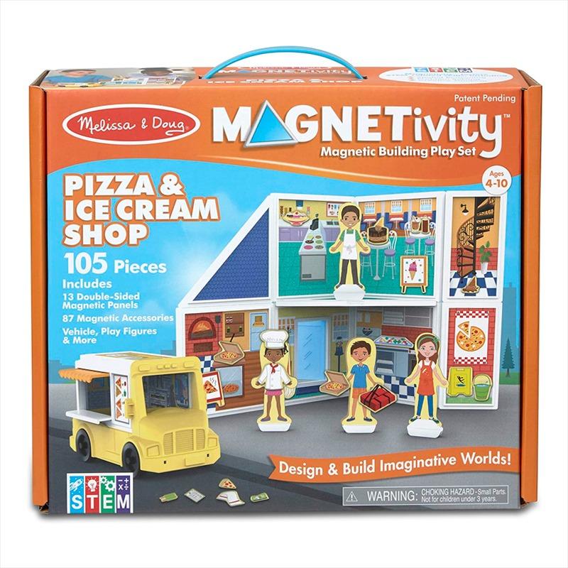 Melissa and Doug Magnetic Pizza And Ice Cream Shop
