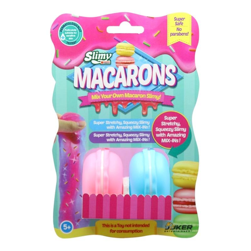 Slimy Macarons In Blister Card - Multicolor