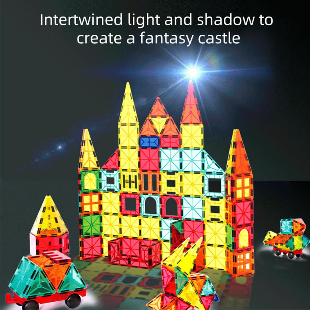 أون شاين - كتل البناء المغناطيسى ثلاثية الأبعاد - 108 قطعة