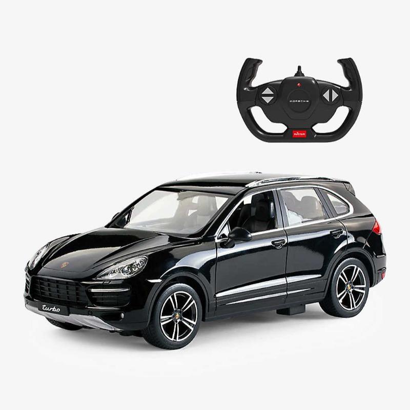 Rastar Porsche Cayenne Turbo Car Black With Rc