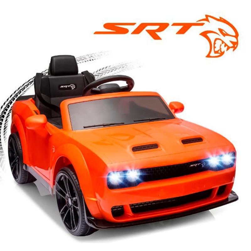 Happy Baby Dodge Challenger 12V Ride On Car - Orange