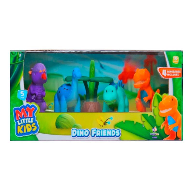 My Little Kids Dino Friends Playset - 5 Pcs