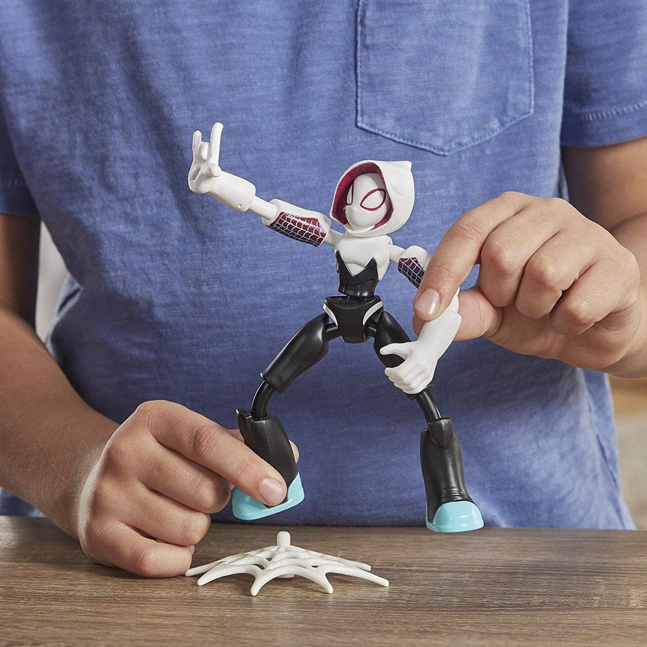 Spider-Man Marvel Bend And Flex Ghost-Spider Action Figure