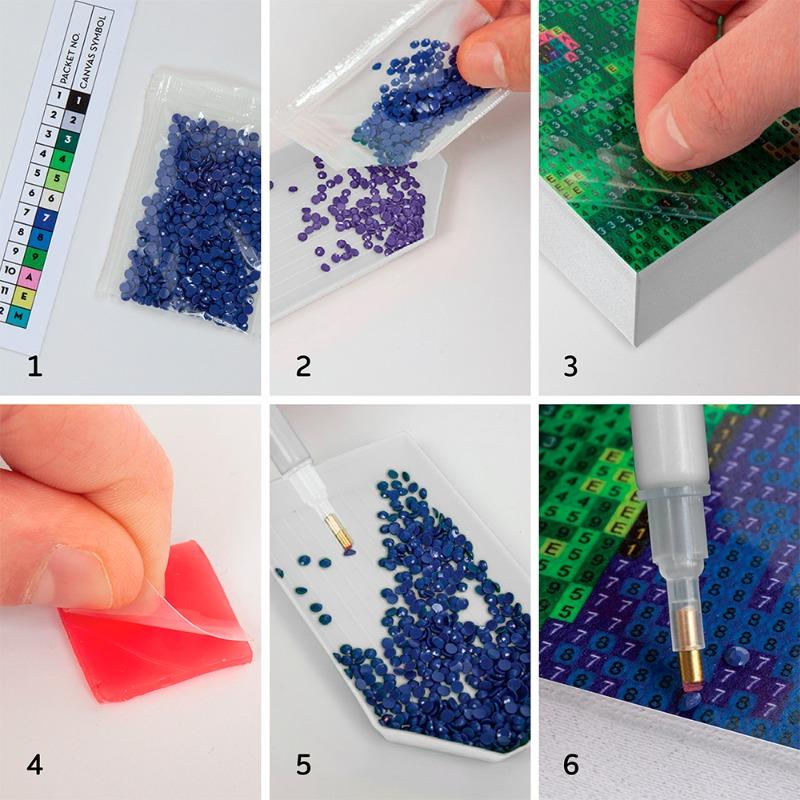 هينكلر - اللوحة القماشية المضيئة الكريستالية تشكيل برج إيفل