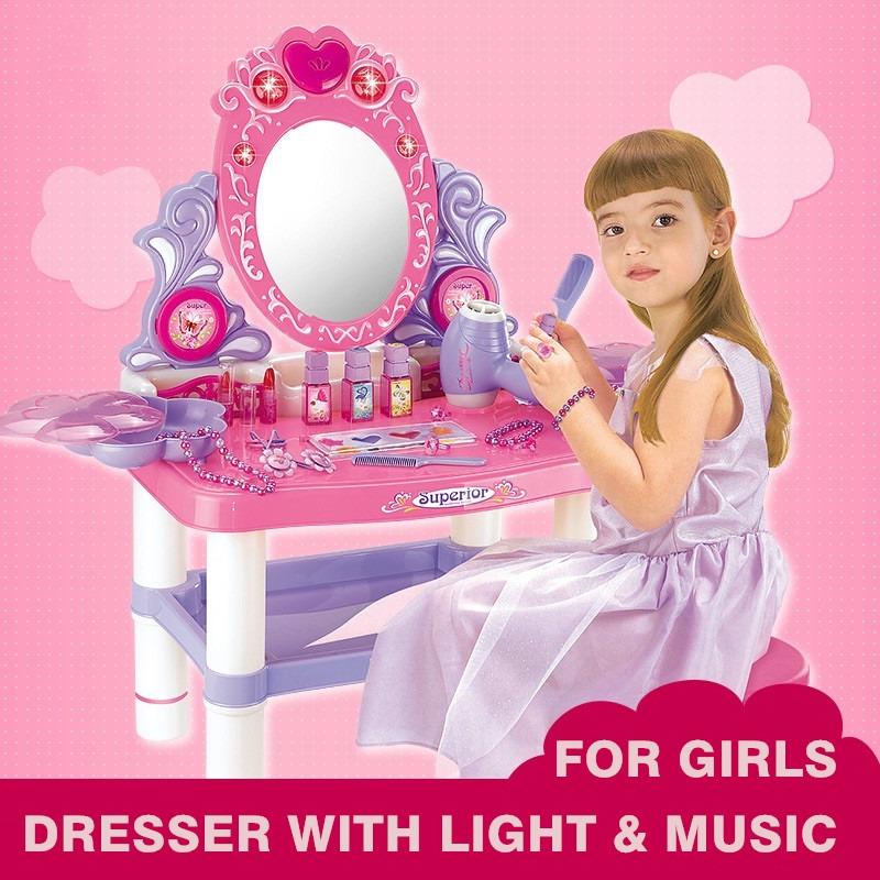 Dresser with Music and Light - Pink/Purple