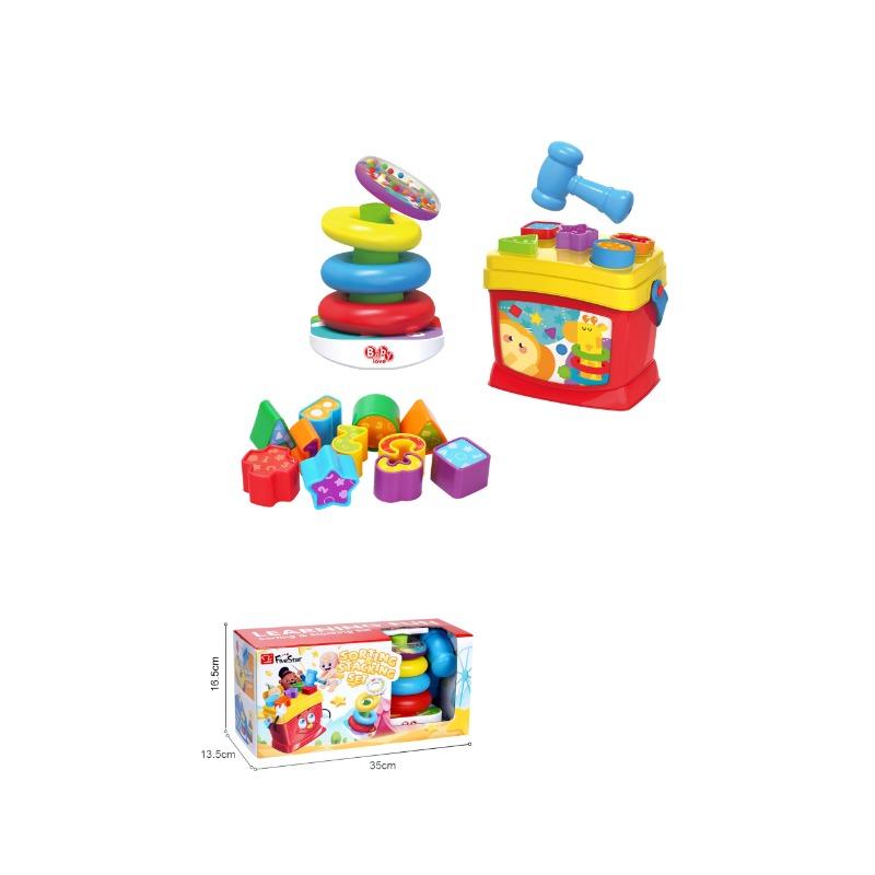 مجموعة البناء التفاعلية ستيكد تويز للأطفال
