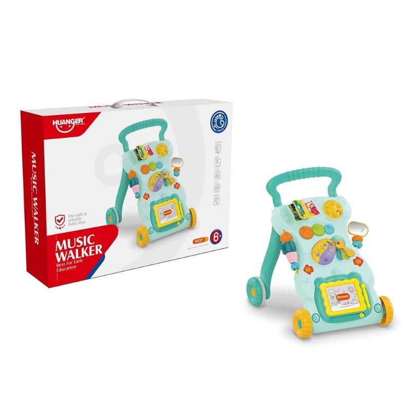 Huanger Baby Stroller Music Walker - Green