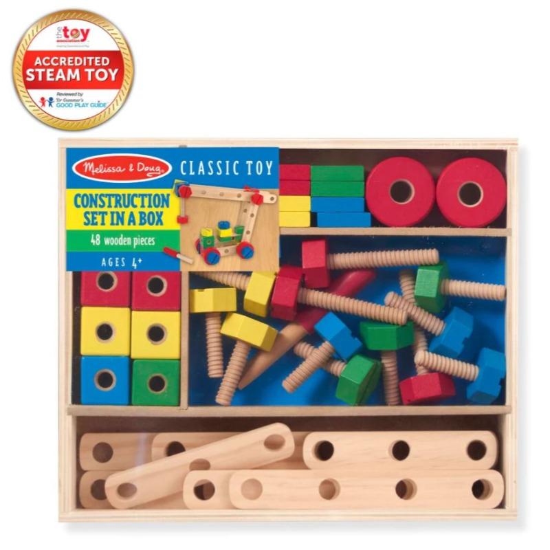 Melissa And Dough Construction Building Set in a Box