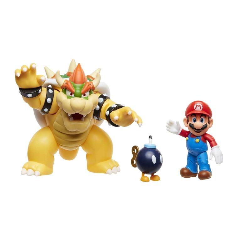 Nintendo Super Mario Bowser Vs Mario Diorama Set