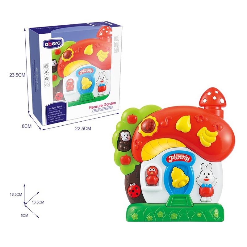 Abero Baby Early Developmental Toy - Mushroom House