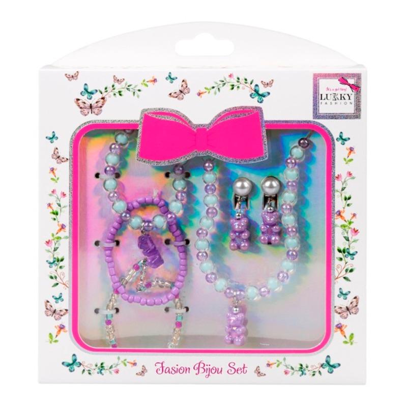 لوكي - مجموعة مجوهرات لوكي فاشون جامي بيرز