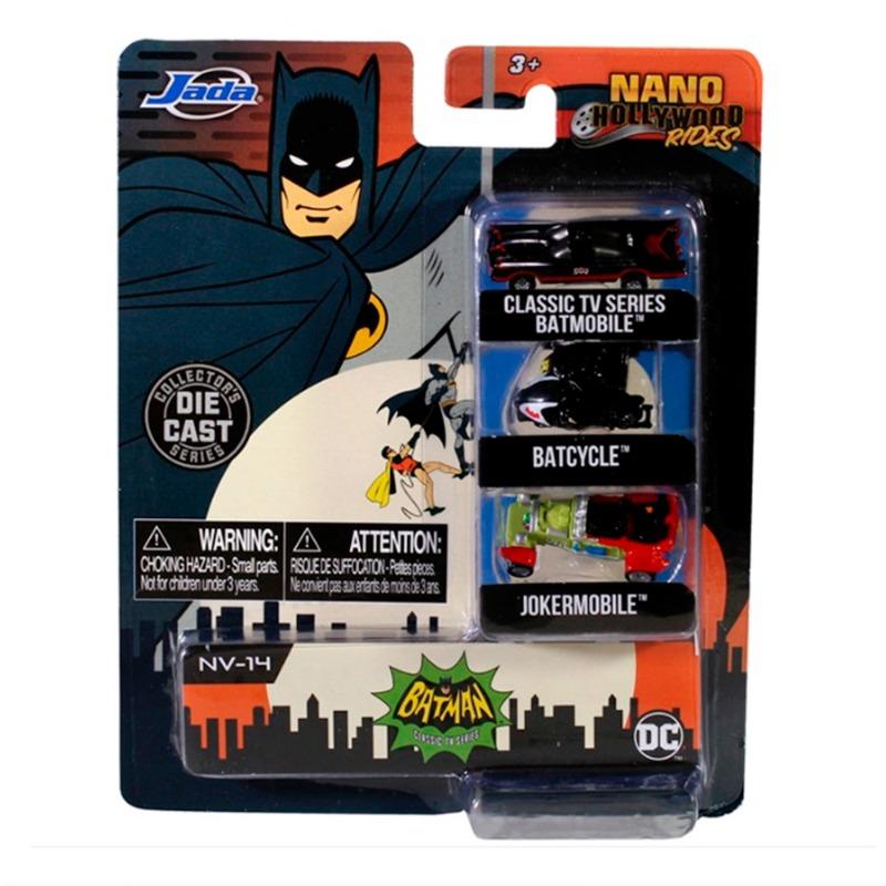 Jada - Hollywood Rides Nano 3-Pack- Assorted