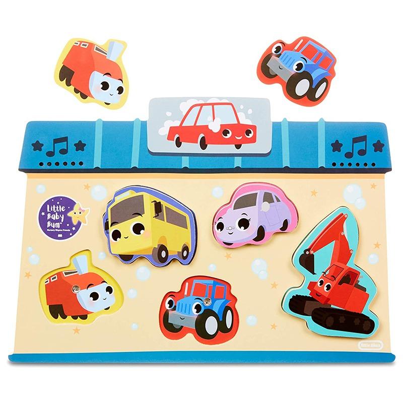 Little Tikes Baby Bum Baby Bum 5-Piece Chunky Wooden Sound Puzzle