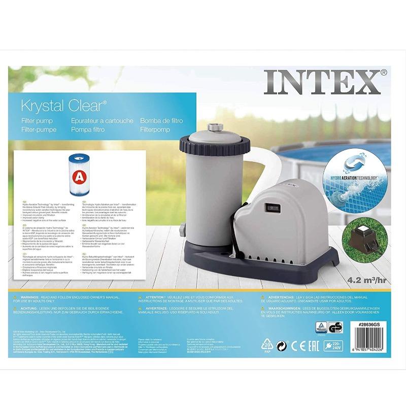 Intex Krystal Clear Filter Pump - 1500 gal