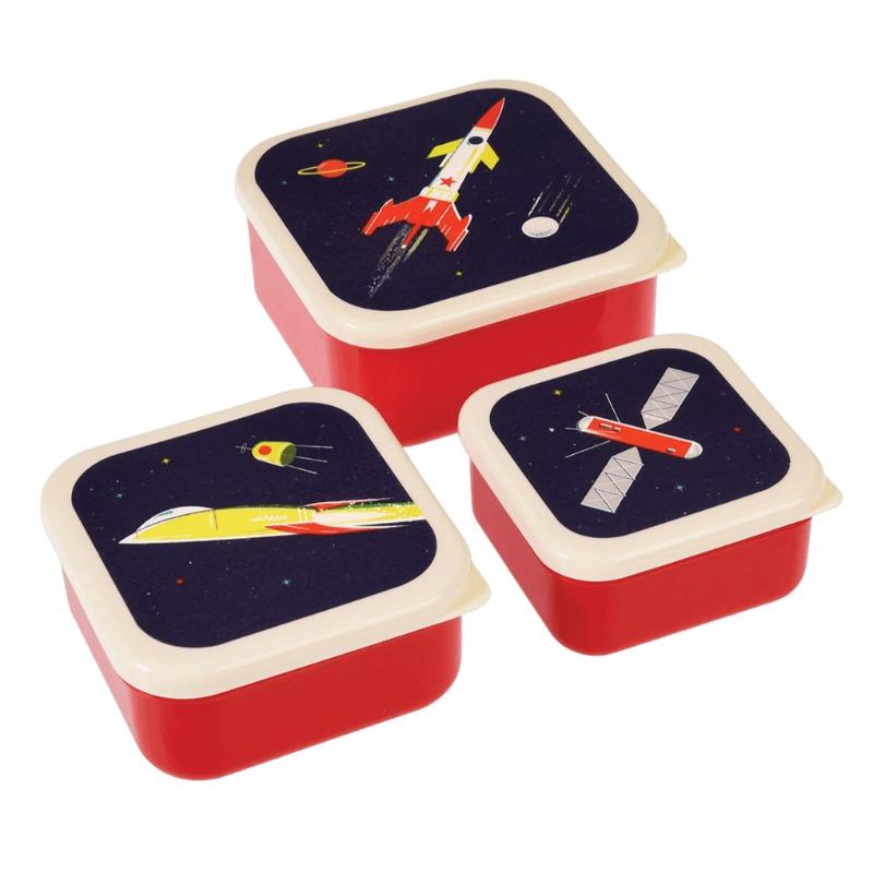 Space Age Snack Boxes - 3 Boxes
