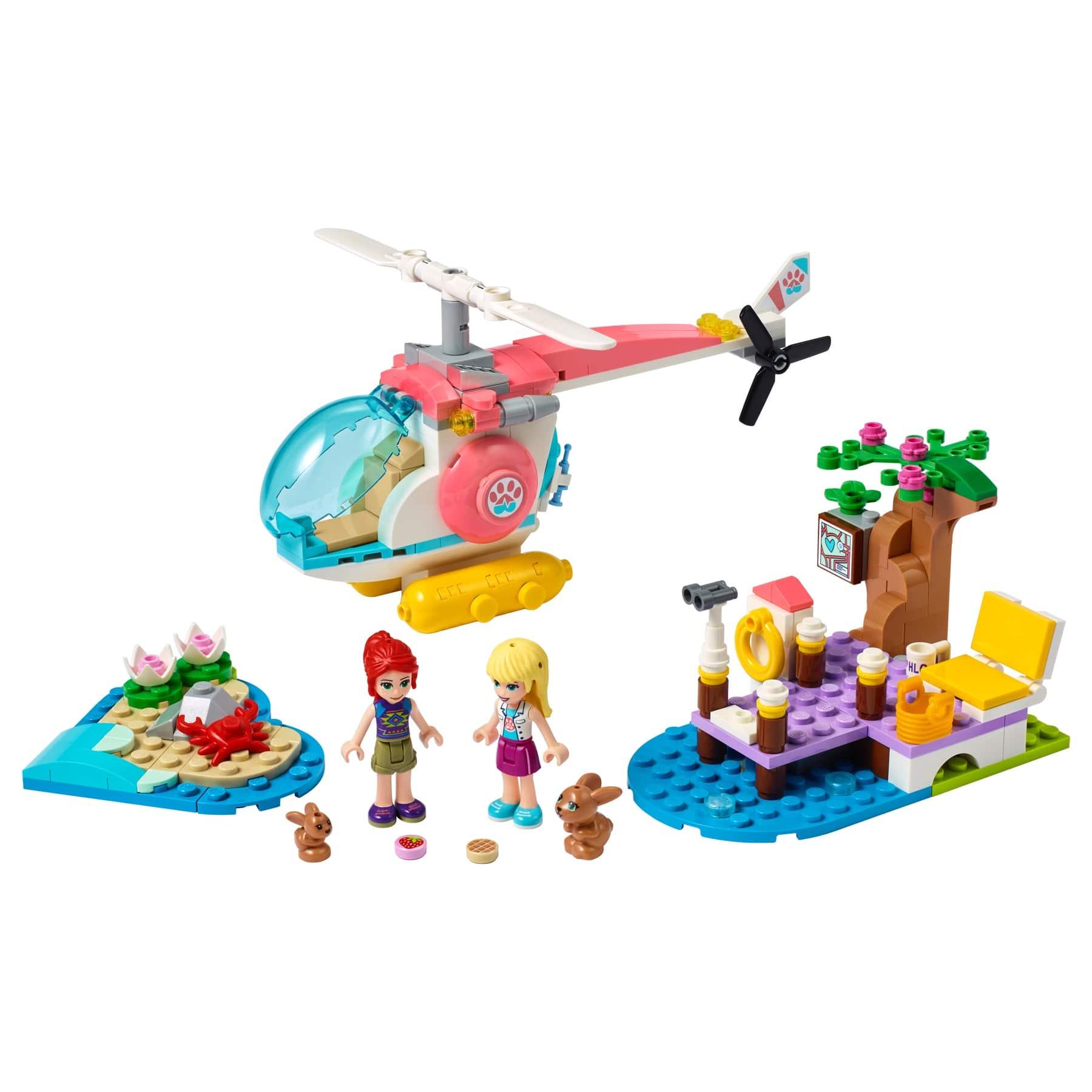 LEGO Friends Vet Clinic Rescue Helicopter - 249 Pieces