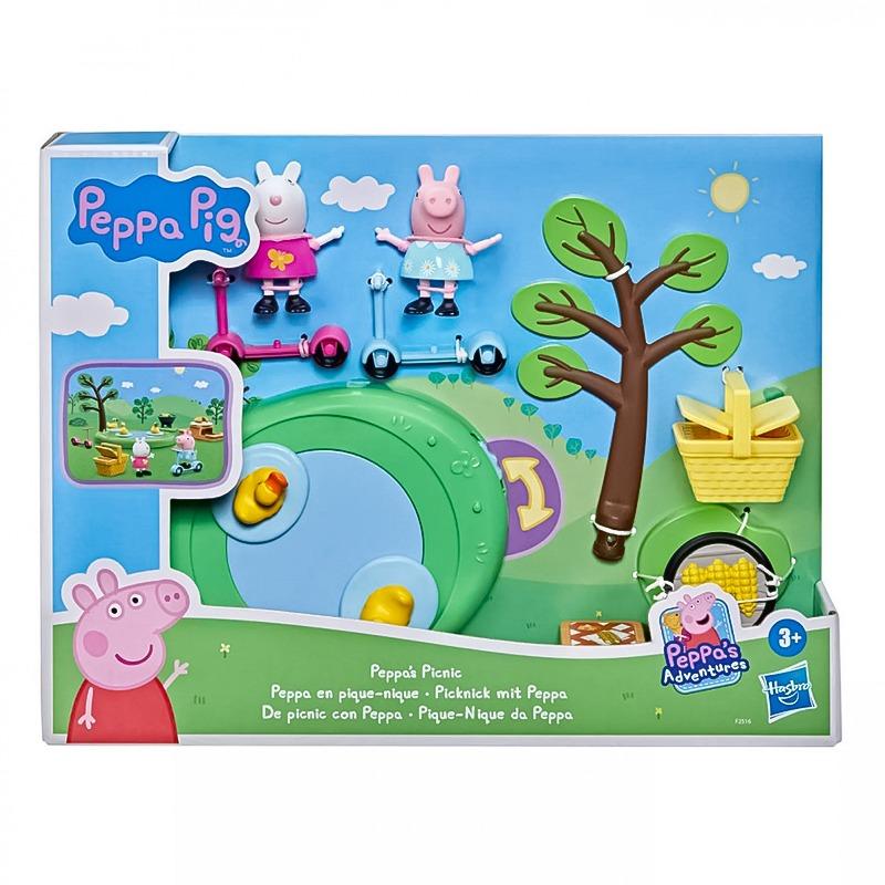 Peppa Pig Peppas Adventures Pincic Playset 10 Pcs