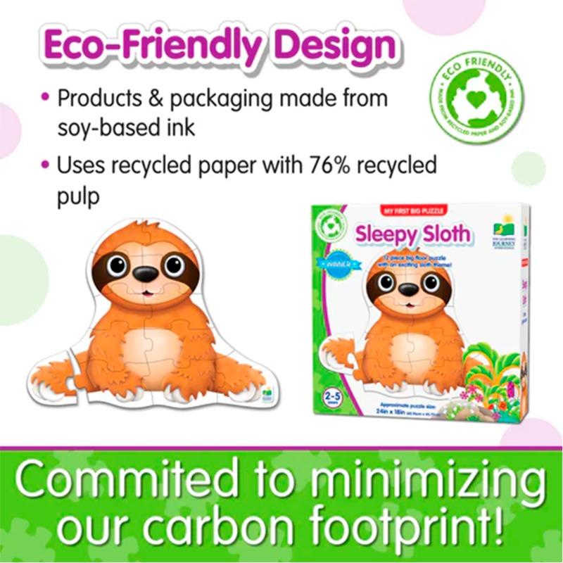 The Learning Journey My First Big Floor Puzzle - Sleepy Sloth