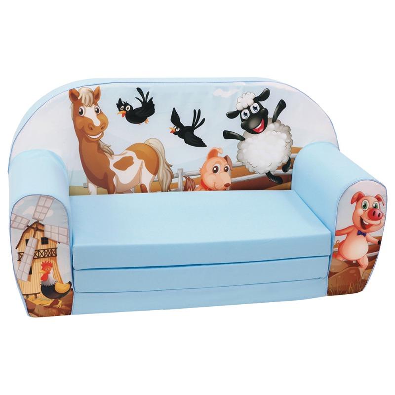 Delsit Arm Sofa Bed - Blue Farm Animal