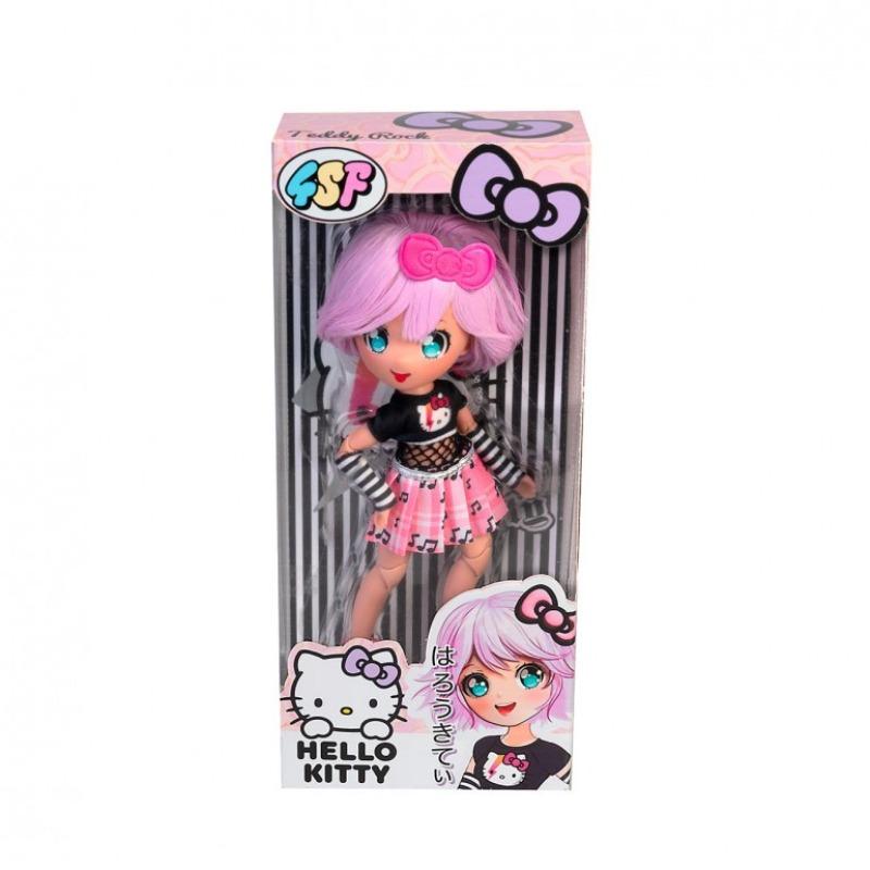 دمية هيلو كيتي الرسمية - إصدار المانجا بالأزرق والوردي