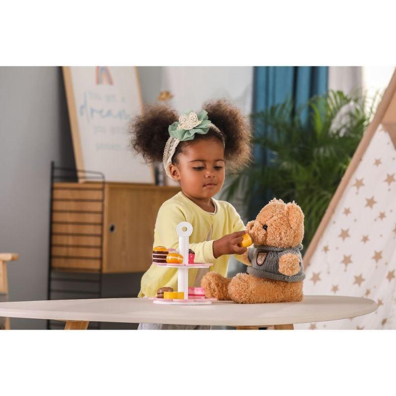 فيجا - مجموعة لعب حلويات الشاي مع حامل