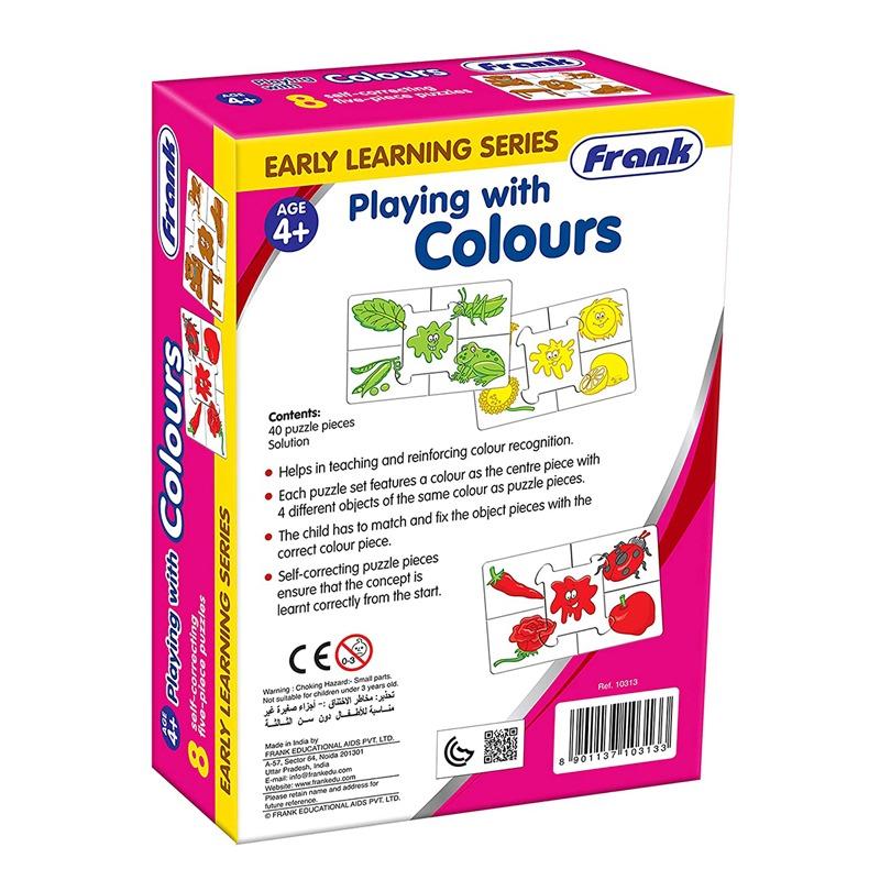 Frank Playing With Colors Puzzle - 40 Pcs