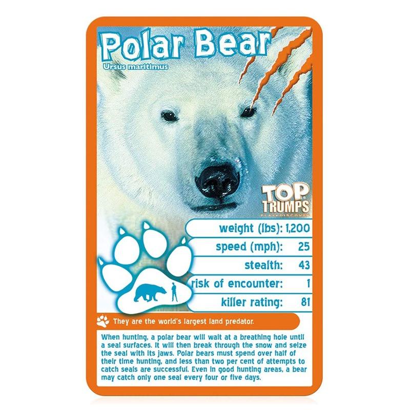 توب ترامبس - لعبة بطاقة المفترسين