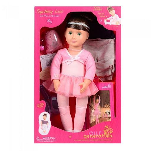 Our Generation Sydney Lee With Storybook And Outfit Ballet Doll