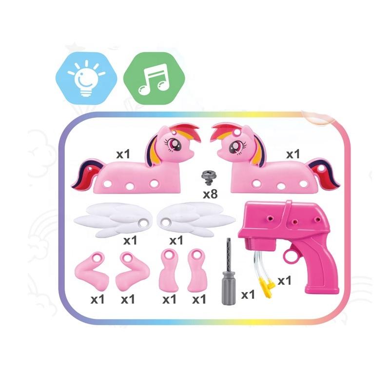 Diy Electric Disassemble Bubble Gun - Unicorn