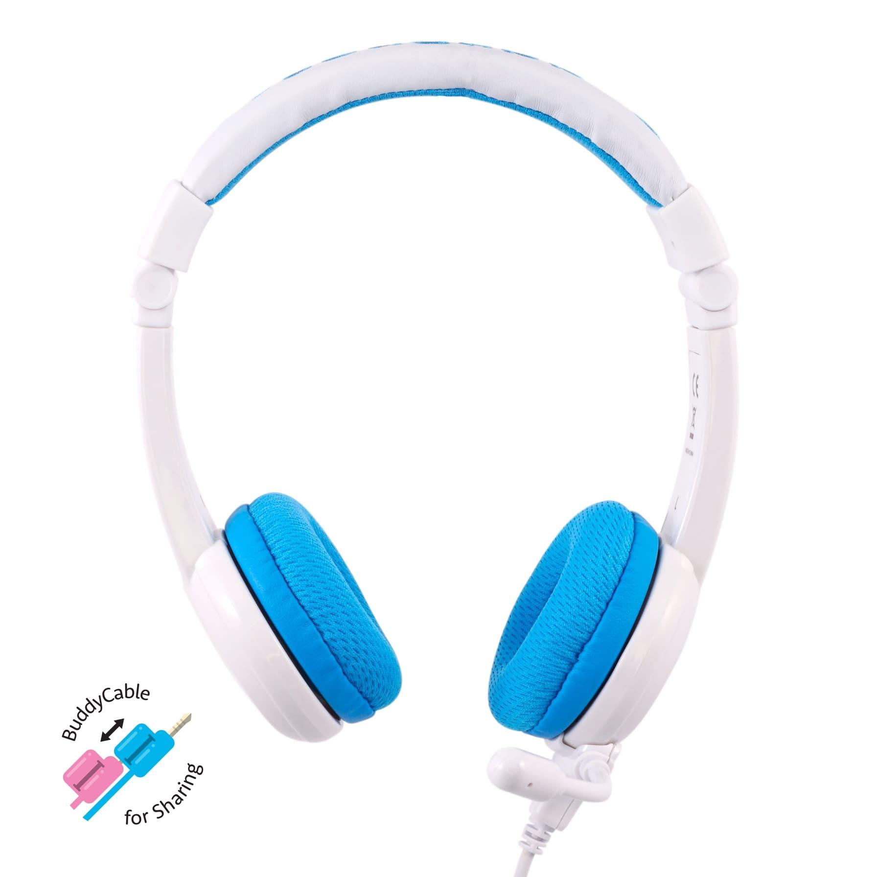 BuddyPhones School Plus Kids Headphones - Blue